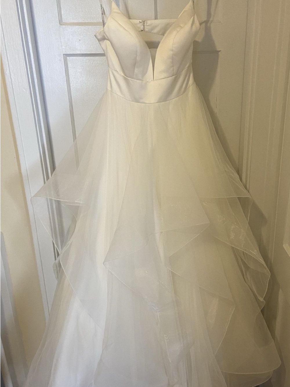 Classic Ballgown Wedding Dress, Moonlight Bridal, Never Worn, Size 12 - Picture 6 of 8